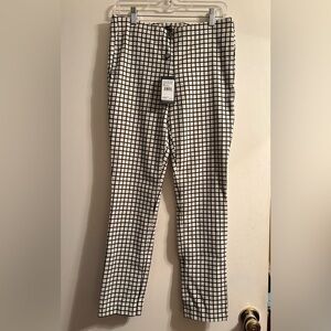 NWT Adrianna Papell Jacquard Pull On Pants